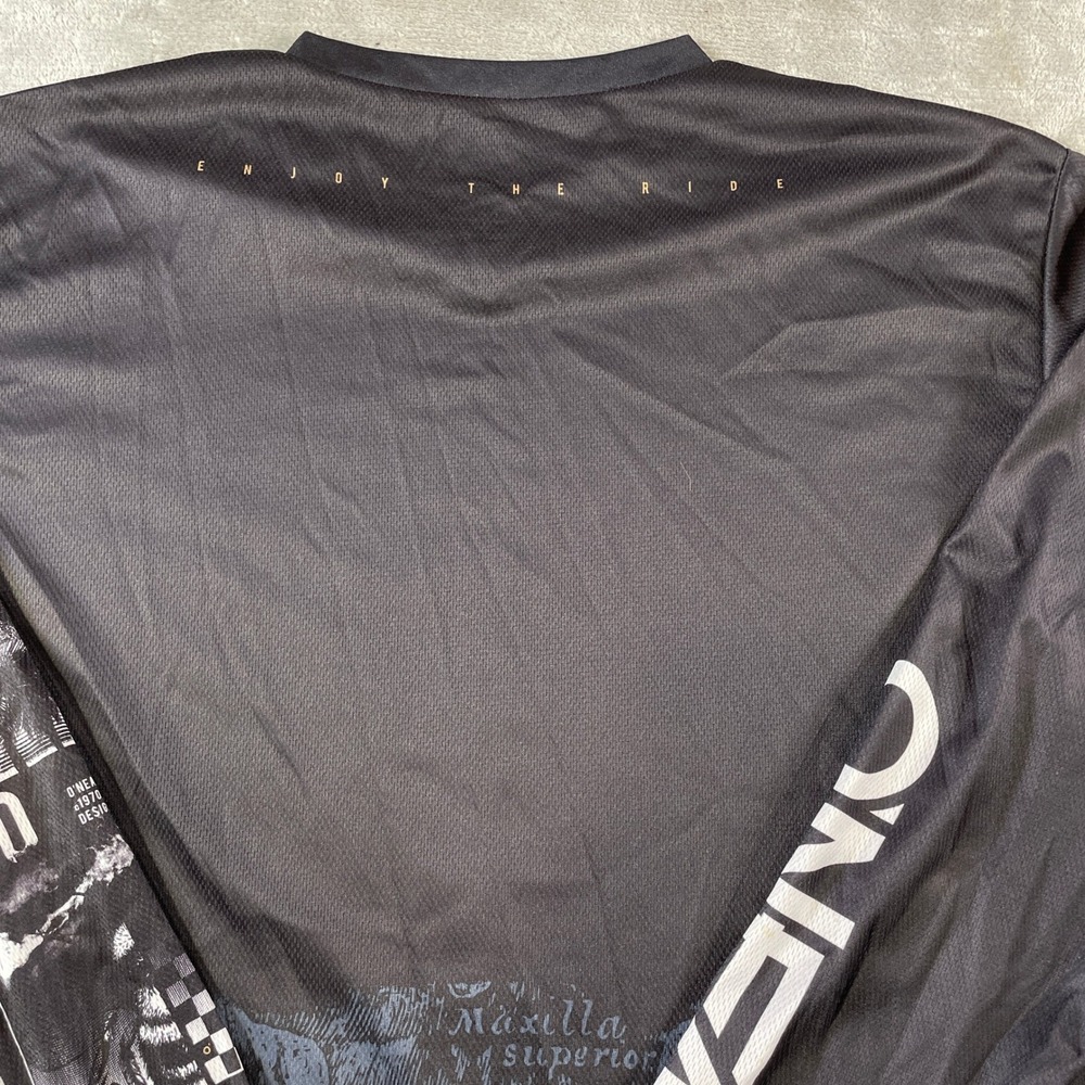 ONeal MX Element Motocross Jersey Mens Medium Black White Racing Dirt Bike - Picture 8 of 12